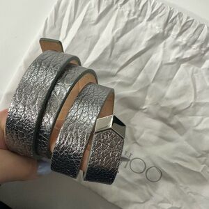 Jimmy Choo silver belt